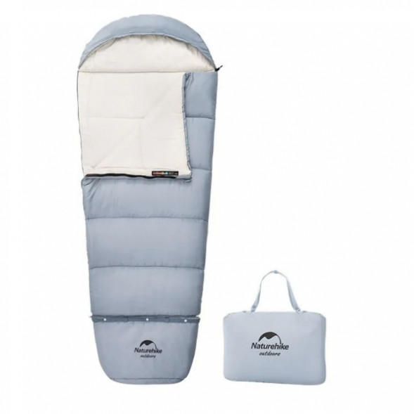Спальный мешок Naturehike C180 (190x75см), голубой в Перми