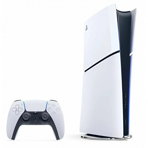 Игровая приставка Sony PlayStation 5 Slim 825 ГБ без дисковода, белый в Перми