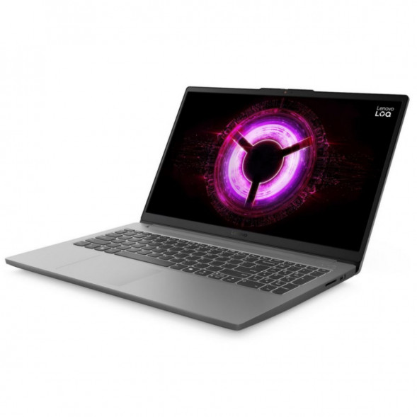 Ноутбук Lenovo LOQ 15ARP10E (83S0007FUS) (15.6&amp;quot;, IPS, AMD Ryzen 7 170 3.2 ГГц, 8 ядер, 16 ГБ DDR5, SSD 512 ГБ, NVIDIA  GeForce RTX 4050 - 6 ГБ, Windows 11 Home), серый в Перми
