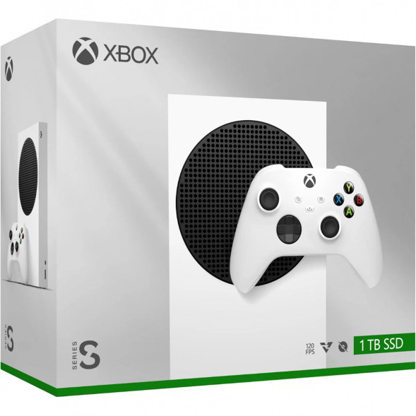 Игровая приставка Microsoft Xbox Series S, 1 ТБ, белый в Перми