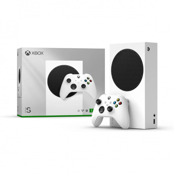 Игровая приставка Microsoft Xbox Series S, 1 ТБ, белый в Перми