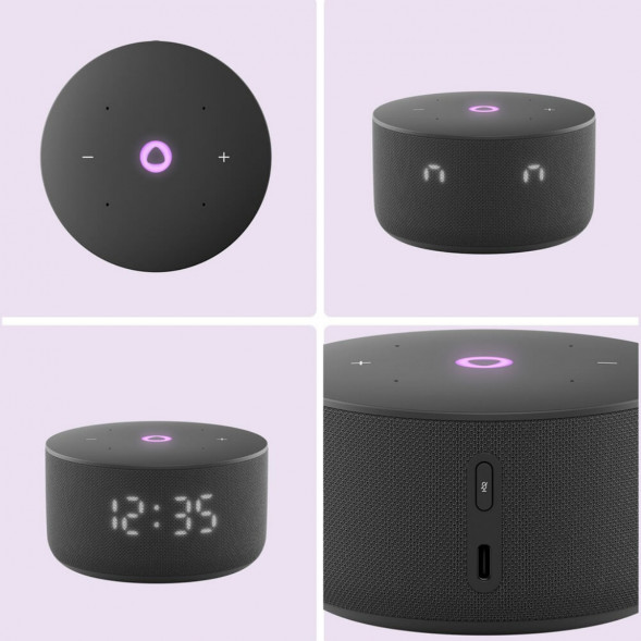 Умная колонка Яндекс Станция Мини 3 c Алисой на YandexGPT, чёрная в Перми