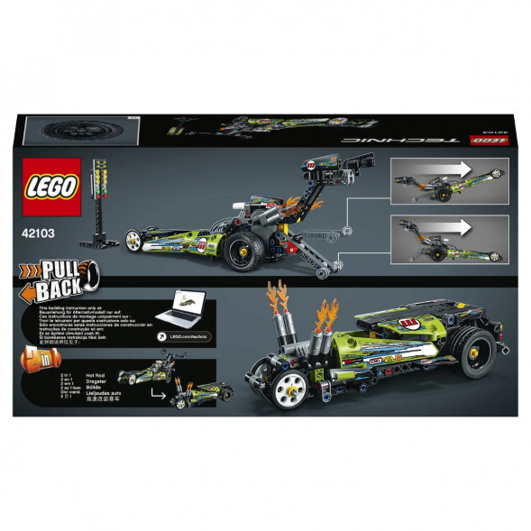 Конструктор LEGO Technic 42103 Драгстер в Перми