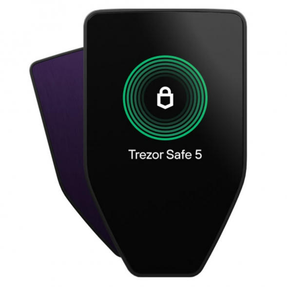 Аппаратный криптокошелек Trezor Safe 5, Violet Ore в Перми