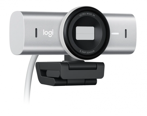 Веб-камера Logitech MX Brio 4K, Pale Grey в Перми