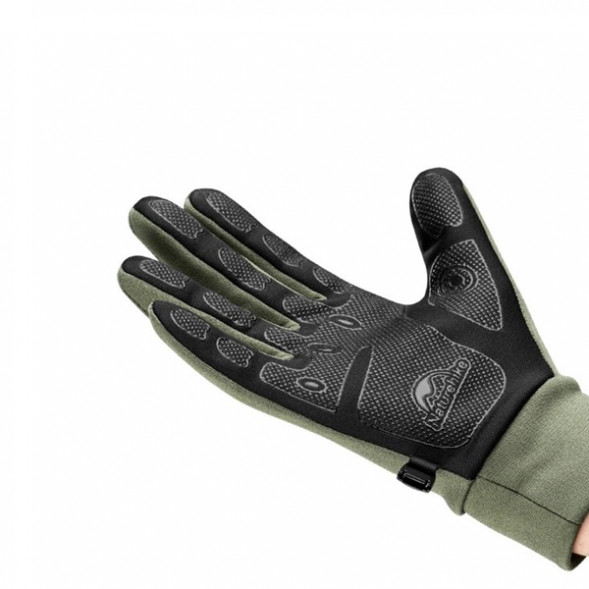 Перчатки сенсорные спортивные Naturehike Outdoor Full Touch GL10 (черный, L) в Перми