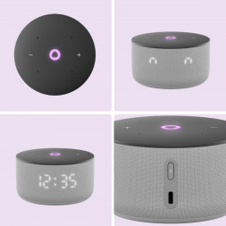 Умная колонка Яндекс Станция Мини 3 c Алисой на YandexGPT, серая