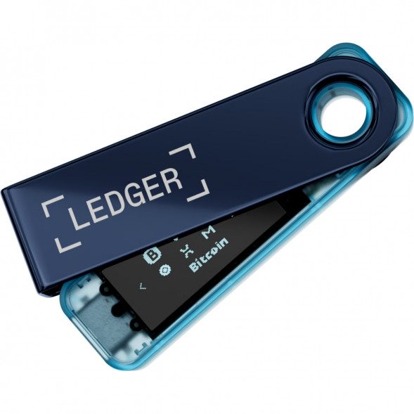 Криптокошелек Ledger Nano S Plus 1 шт., Neptune Blue в Перми