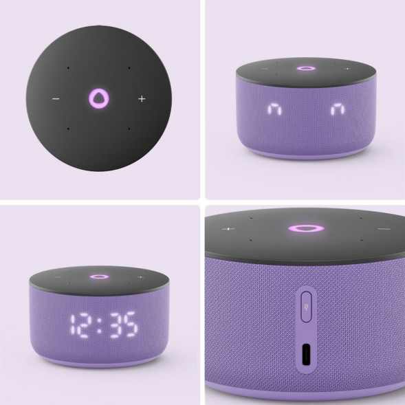 Умная колонка Яндекс Станция Мини 3 c Алисой на YandexGPT, лиловая в Перми