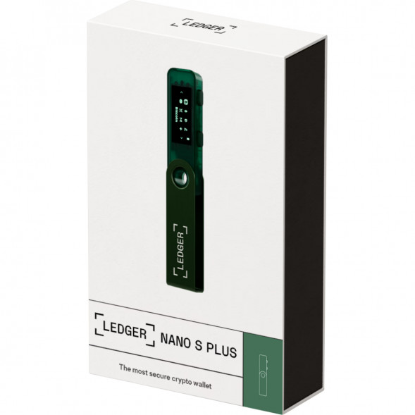 Криптокошелек Ledger Nano S Plus 1 шт., Emerald Green в Перми