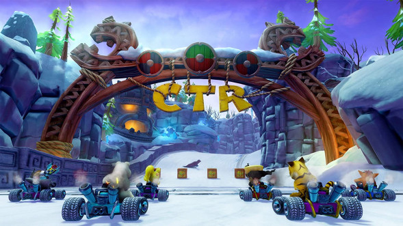 Игра Crash Team Racing Nitro-Fueled для Nintendo Switch, картридж в Перми