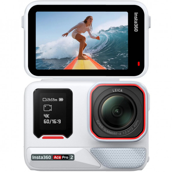 Экшн-камера Insta360 Ace Pro 2 Single Battery Xplorer Bundle, Arctic White в Перми