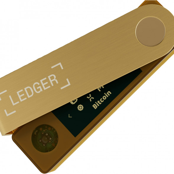 Аппаратный криптокошелек Ledger Nano X, Gold в Перми