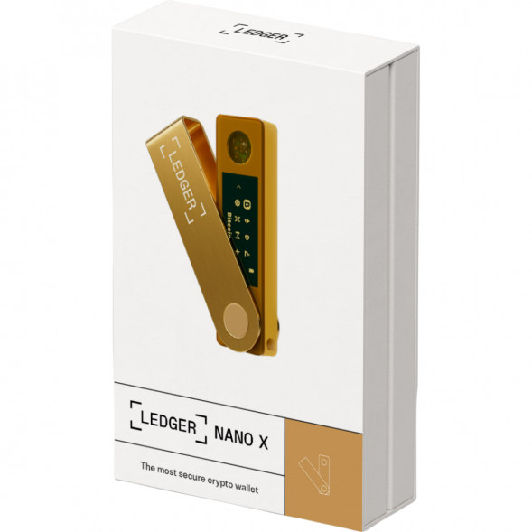 Аппаратный криптокошелек Ledger Nano X, Gold в Перми