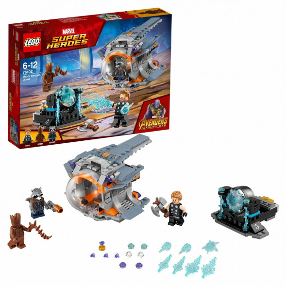 Конструктор LEGO Super Heroes 76102 Война бесконечности: В поисках оружия Тора в Перми