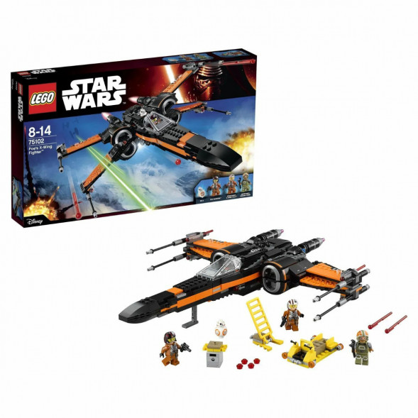 Конструктор LEGO Star Wars 75102 Истребитель По (Poe&amp;#039;s X-Wing Fighter) в Перми
