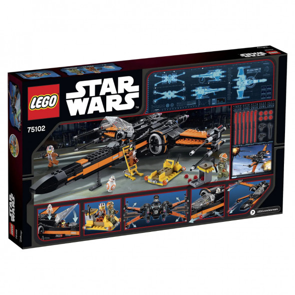 Конструктор LEGO Star Wars 75102 Истребитель По (Poe&amp;#039;s X-Wing Fighter) в Перми