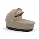 Коляска 2 в 1 Cybex Priam IV Cozy Beige, шасси Rosegold в Перми