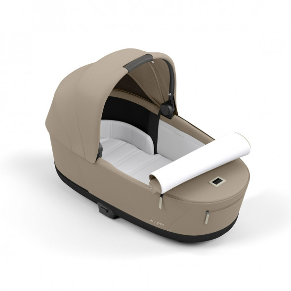 Коляска 2 в 1 Cybex Priam IV Cozy Beige, шасси Rosegold в Перми