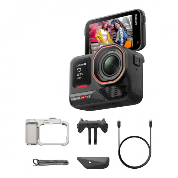 Экшн-камера Insta360 Ace Pro 2 Single Battery Xplorer Bundle, Silver в Перми