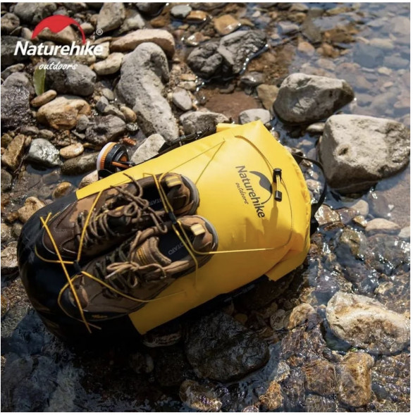 Герморюкзак Naturehike NH21FSB04 30 л, желтый в Перми