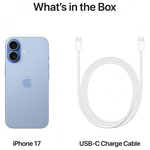 Смартфон Apple iPhone 17 256GB eSim, Mist Blue в Перми