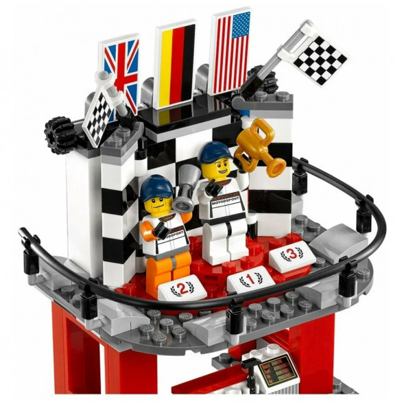 Конструктор LEGO Speed Champions 75912 Финишная линия гонки Porsche 911 GT в Перми