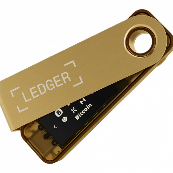 Криптокошелек Ledger Nano S Plus 1 шт., золотой в Перми