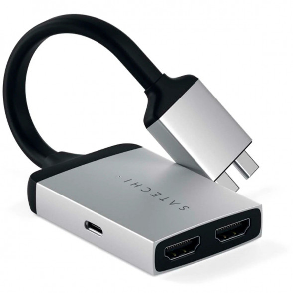 Адаптер Satechi USB-C Dual 4K HDMI Adapter (2xHDMI, USB Type-C) в Перми