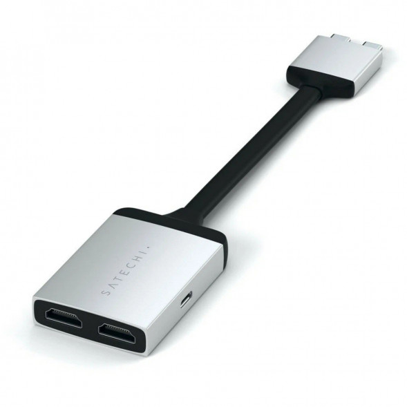 Адаптер Satechi USB-C Dual 4K HDMI Adapter (2xHDMI, USB Type-C) в Перми