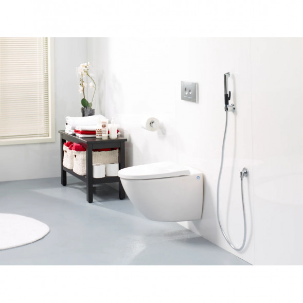 Лейка для гигиенического душа Oras Optima (272050), серебро/черный в Перми