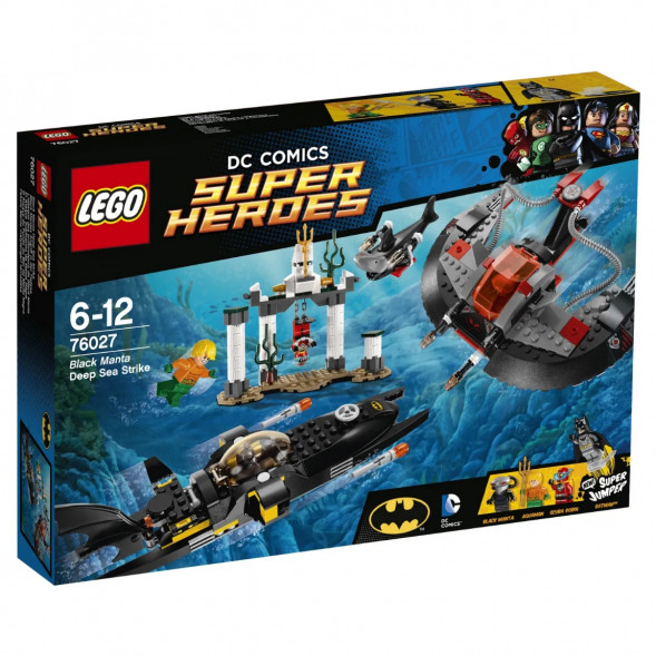 Конструктор LEGO Super Heroes 76027 Глубоководная атака Черного Манта в Перми