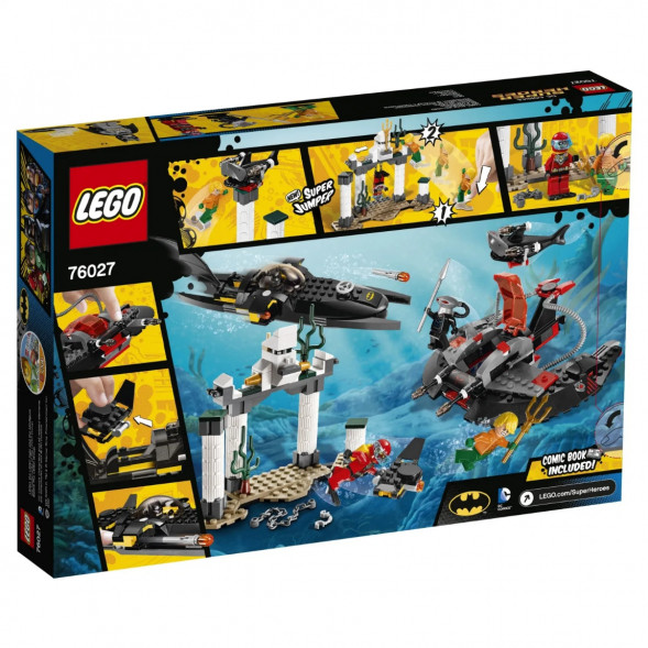 Конструктор LEGO Super Heroes 76027 Глубоководная атака Черного Манта в Перми
