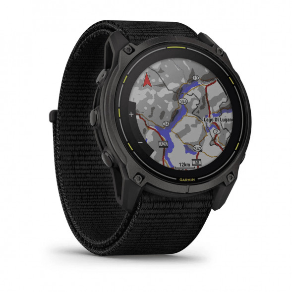Умные часы Garmin Enduro 3 51mm Black с нейлоновым ремешком UltraFit 010-02751-01 в Перми