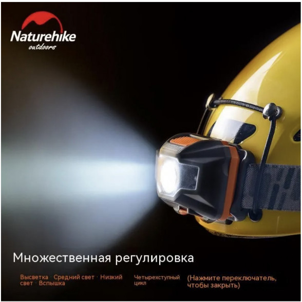 Налобный фонарь Naturehike TD-02, голубой в Перми