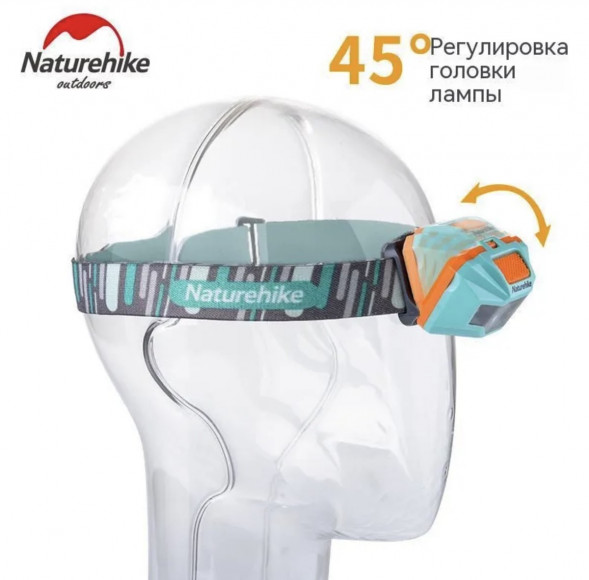 Налобный фонарь Naturehike TD-02, голубой в Перми