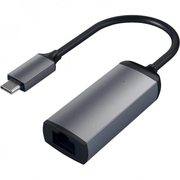 Адаптер Satechi USB-C - Ethernet ST-TCENM, серый космос в Перми