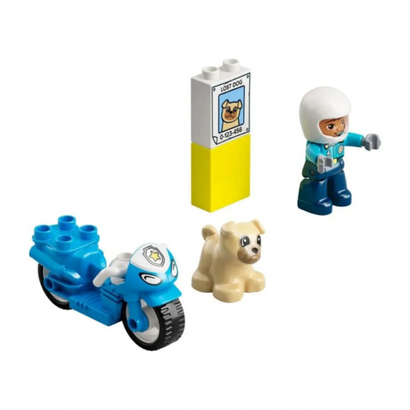Конструктор LEGO DUPLO 10967 Полицейский мотоцикл в Перми