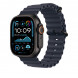 Ремешок Apple Watch 49мм Navy Ocean Band - Black Titanium Finish (MYPA3) в Перми
