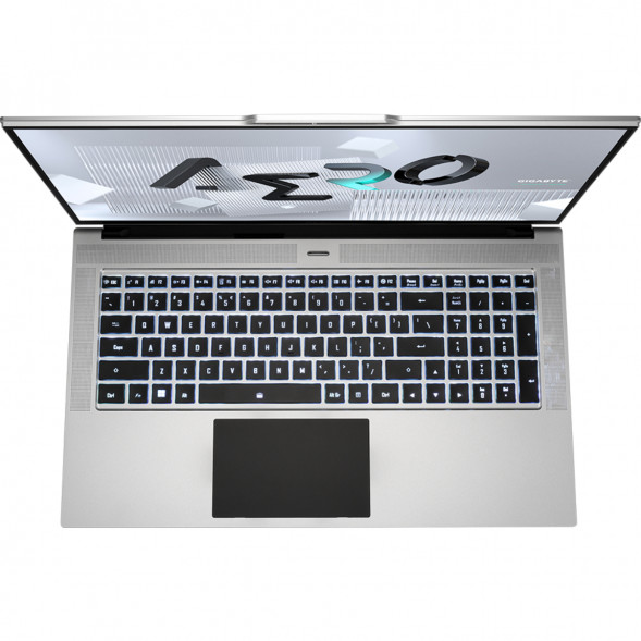 Ноутбук Gigabyte Aero 17 XE5 (XE5-73RU744HP) (17.3&amp;quot;, IPS, Intel Core i7 12700H 2.3ГГц, 14 ядер, 32ГБ DDR5, 1ТБ SSD, NVIDIA GeForce RTX 3070 Ti - 8 ГБ, Windows 11 Pro), серебристый в Перми