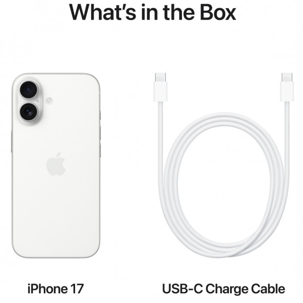 Смартфон Apple iPhone 17 512GB eSim, White в Перми