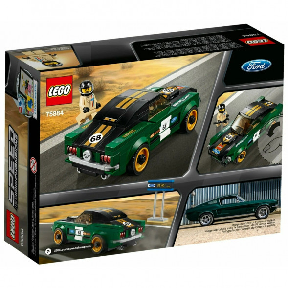 Конструктор LEGO Speed Champions 75884 1968 Ford Mustang Fastback в Перми