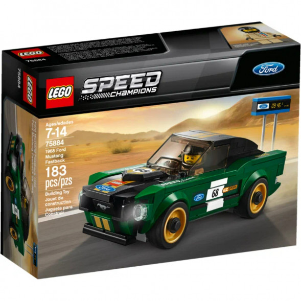Конструктор LEGO Speed Champions 75884 1968 Ford Mustang Fastback в Перми