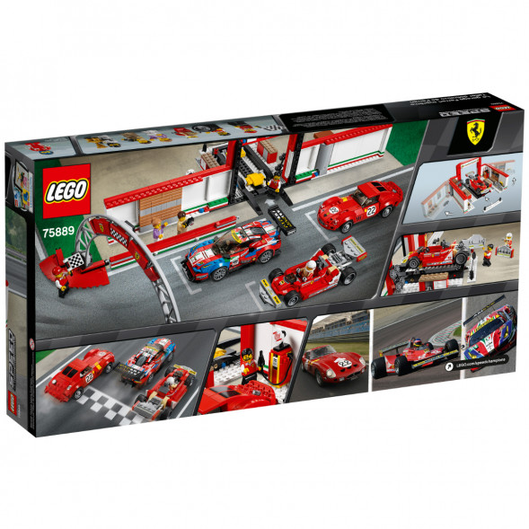 Конструктор LEGO Speed Champions 75889 Гараж Ferrari в Перми