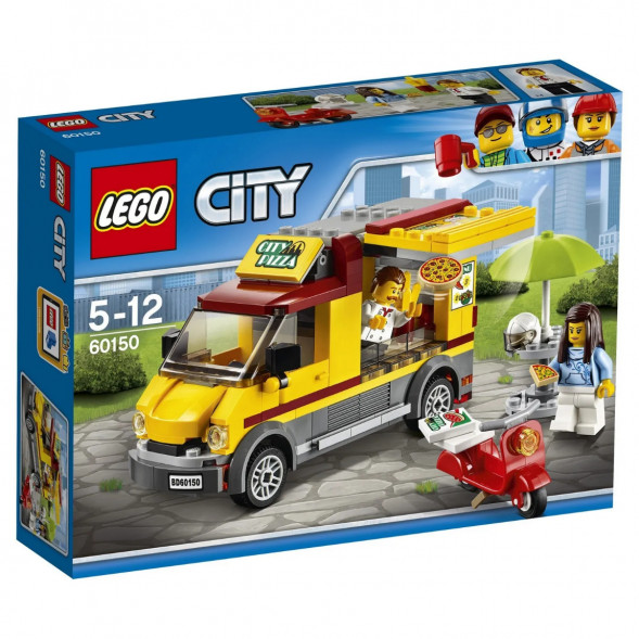 Конструктор LEGO City Great Vehicles 60150 Фургон-пиццерия в Перми
