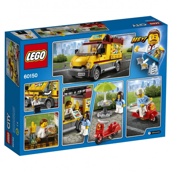Конструктор LEGO City Great Vehicles 60150 Фургон-пиццерия в Перми