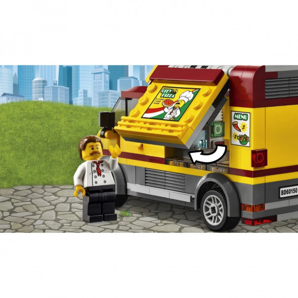 Конструктор LEGO City Great Vehicles 60150 Фургон-пиццерия в Перми