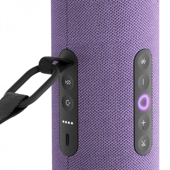 Умная портативная колонка Яндекс Станция Стрит с Алисой, фиолетовый в Перми