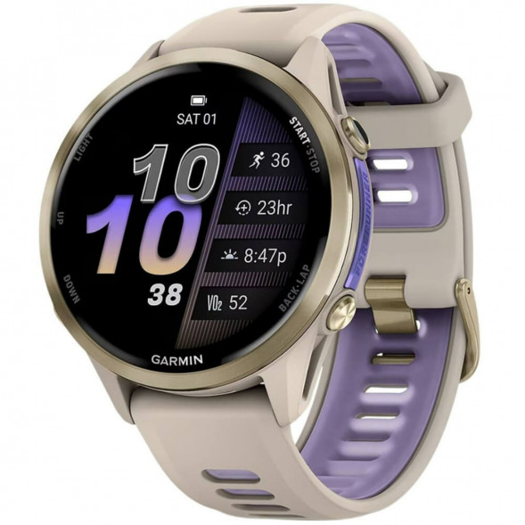 Умные часы Garmin Forerunner 970 Soft Gold Titanium/French Gray Translucent Indigo Band 010-02969-12 в Перми