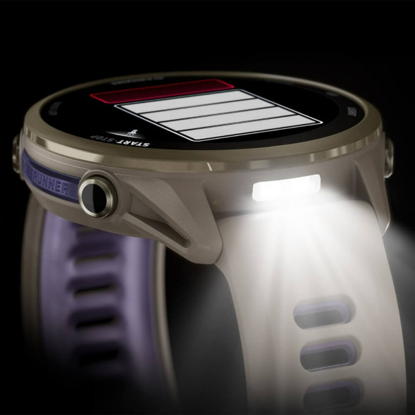 Умные часы Garmin Forerunner 970 Soft Gold Titanium/French Gray Translucent Indigo Band 010-02969-12 в Перми